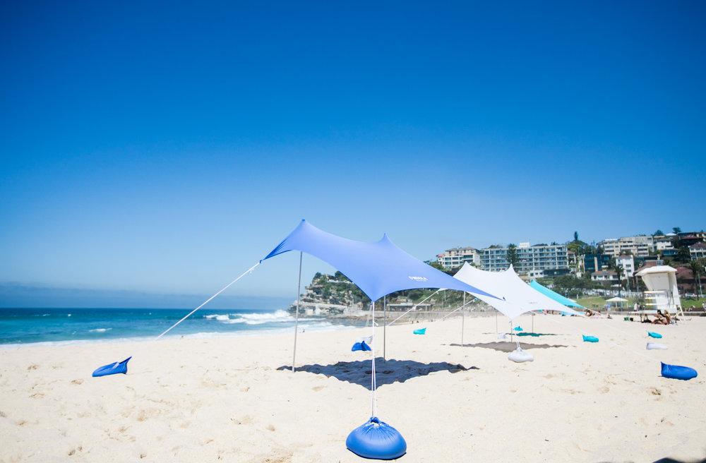 Ozoola Beach Tent setup demonstration