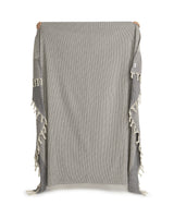 Ozoola diamond family beach blanket in deep blue